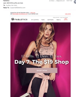 Fabletics Email