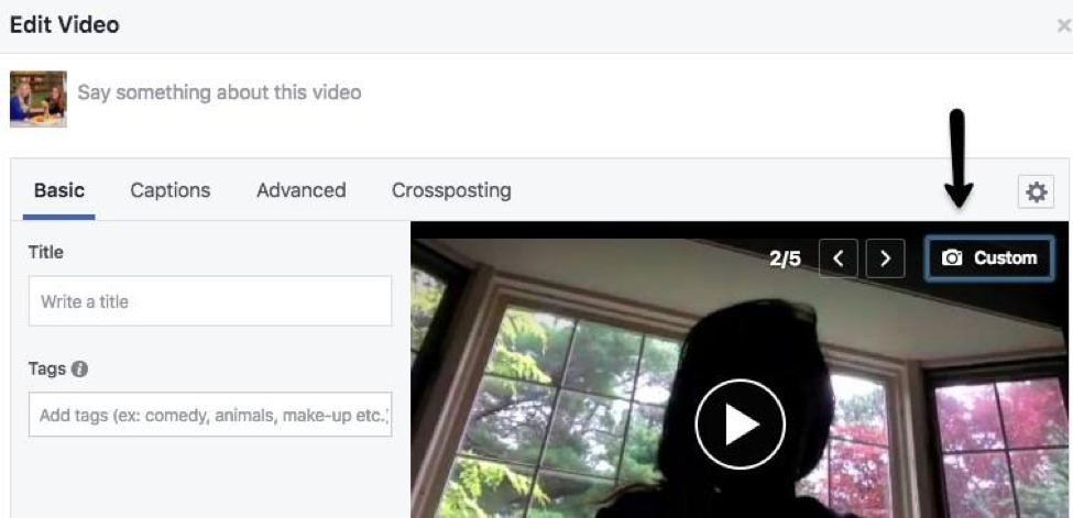 How to edit Facebook Video