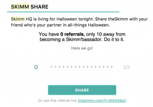 The Skimm's referral program