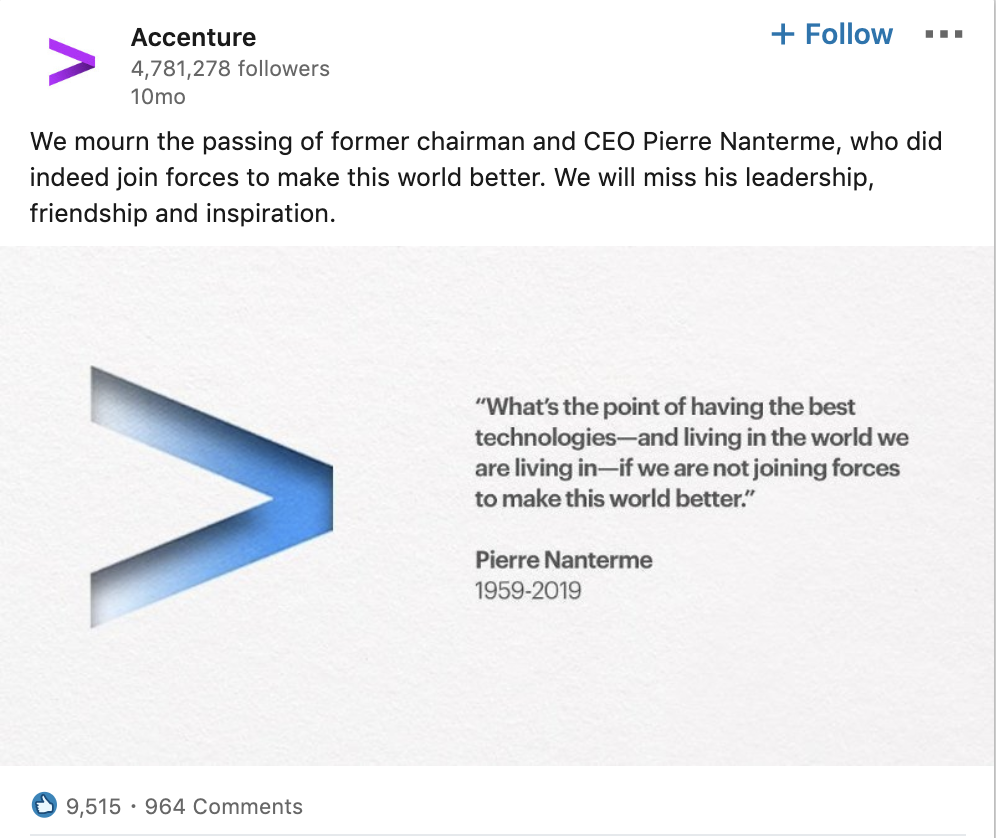 Accenture Shows Their Compassion